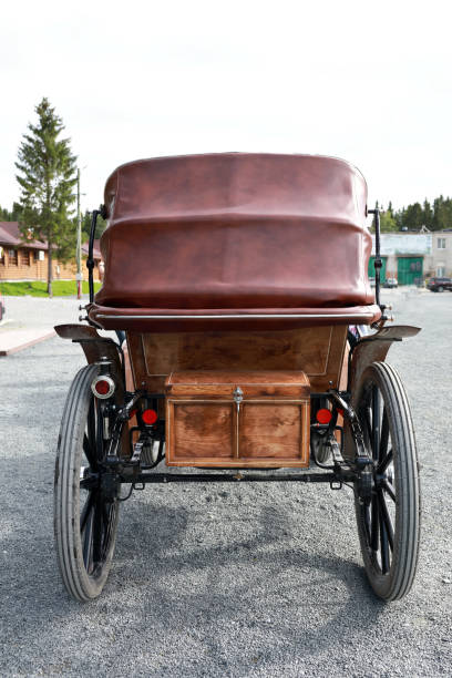 istock Back of vintage carriage 1281238592