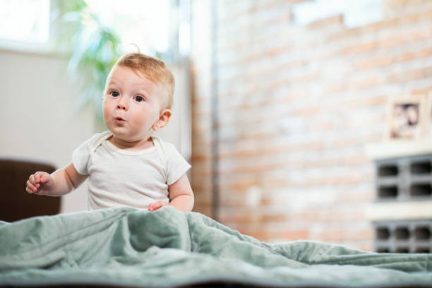 Baby boy at home