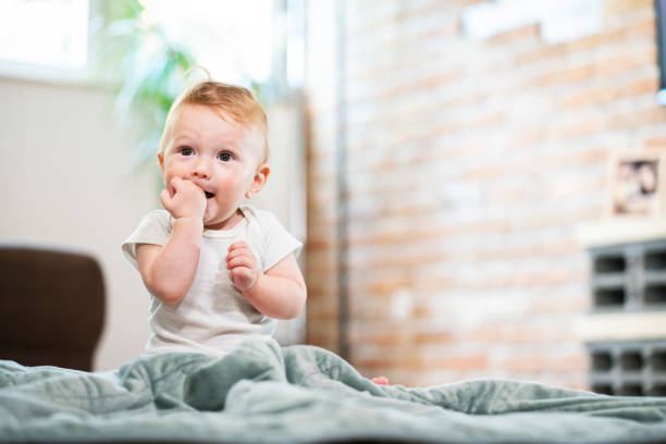 istock Baby boy at home 1281247215