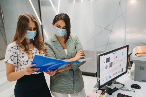istock New normal in the office for preventing illnesses 1281248540