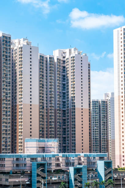 istock High rise residential building in Sau Mau Ping 1281259913