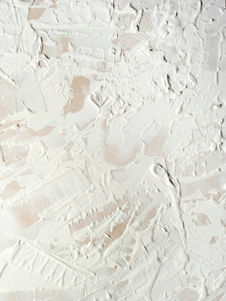 istock Abstract white grunge painted background, Grungy white concrete wall background,  White painting surface texture background, 1281261729