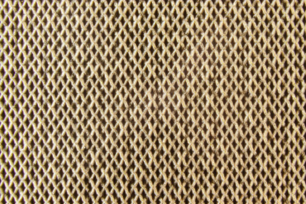 istock Close-up texture of colored synthetic polyester fabric. 1281262236
