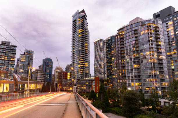 istock Skyline of Vancouver, BC at dusk 1281267740