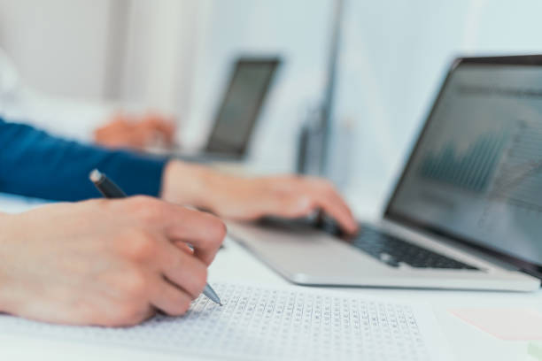 istock close up. image of a businessman checking financial data 1281269665