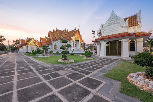 The Marble Temple, Wat Benchamabopitr Dusitvanaram Bangkok THAILAND
