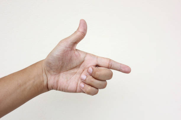 istock Various hand signs and symbols over a white background. 1281272505