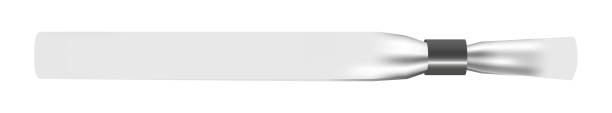 Vector illustration of white empty fabric polyester bracelet or wristband with plastic safety lock. Hand entrance festival bracelet isolated on white. Template or mock up suitable for identification. Polyester event disposable empty fabric white or gray bracelet or wristband template or mock-up suitable for various uses of identification – party, festival, concert, disco, sport event, and so on. Bracelet is isolated on a white background. bracelet stock illustrations