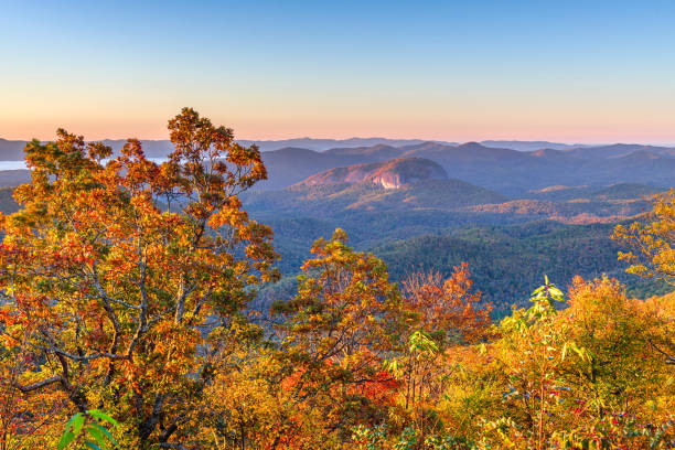 istock Looking Glass Rock, North Carolina, USA 1281278765