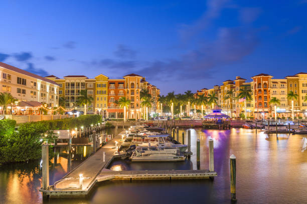 istock Naples, Florida, USA at Dusk 1281279386