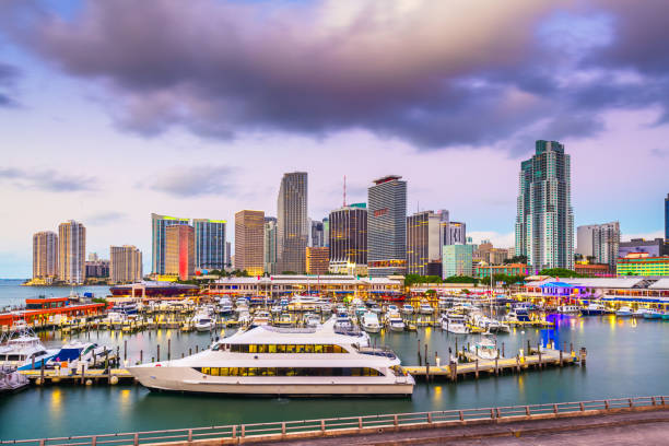 istock Miami, Florida, USA Biscayne Bay 1281279650