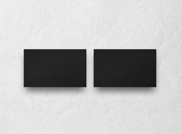 istock Black business cards. Mock up. 1281279821