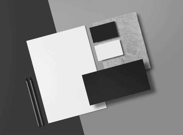 istock Corporate Identity. Branding Mock Up. Set of elements on a gray background. 1281279840