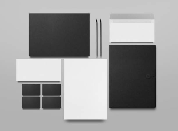 istock Mockup. Set of mock up elements on gray background. Blank objects for placing your design. 1281279937