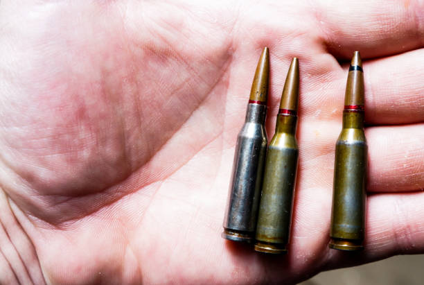 istock 5.45 cartridge for a machine gun 1281287698