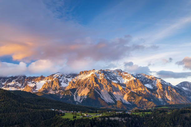 istock Dachstein massif at sunset, Styria, Austria 1281290127
