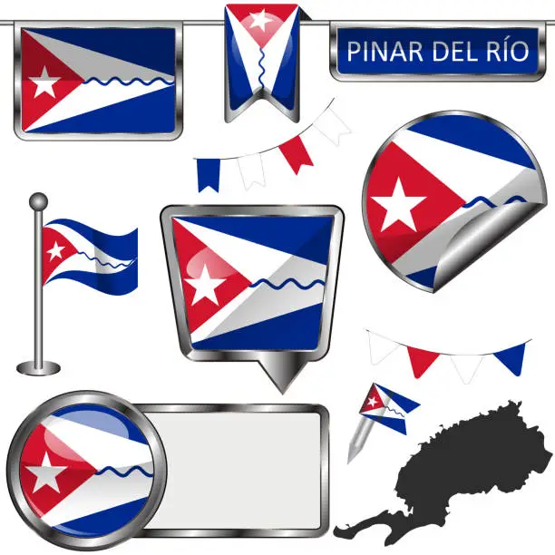 Vector illustration of Pinar del Rio, Cuba