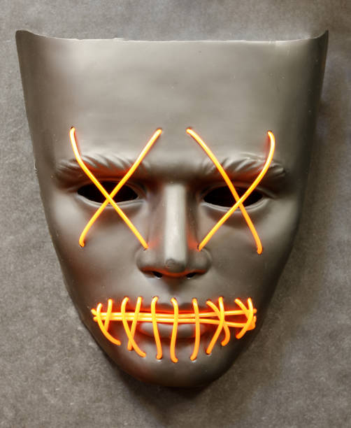 istock Light-Up El Wire X Eyes Mask Isolated 1281291836