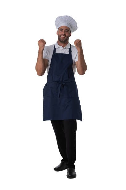 istock Male cook holding fists 1281291936