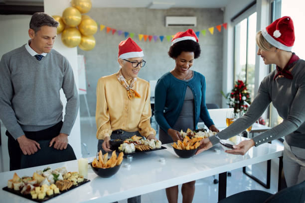 280+ Christmas Office Party Food Stock Photos, Pictures & Royalty-Free