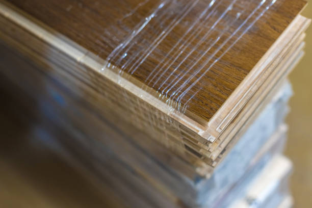 istock A stack of wood parquet tiles for the floor or wall. 1281296599