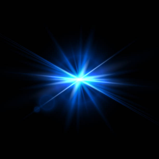 Vector glowing light effect. Shine, sparks, flash illustration. Vector illustration of glowing sparkle, organised in layers groups for easy editing. light at the end of the tunnel stock illustrations