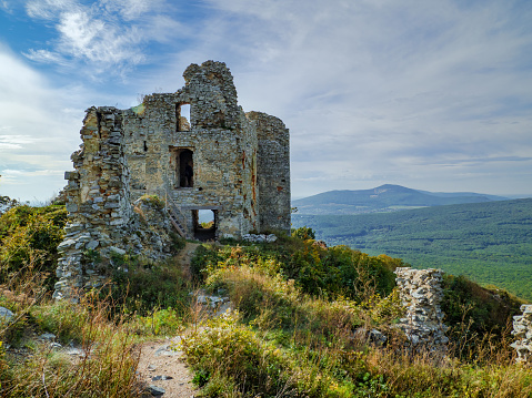 Gymes castle main structure walls, Slovakia