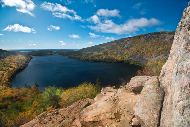 istock Jordan Pond in the Fall - Acadia National Park 1281316958