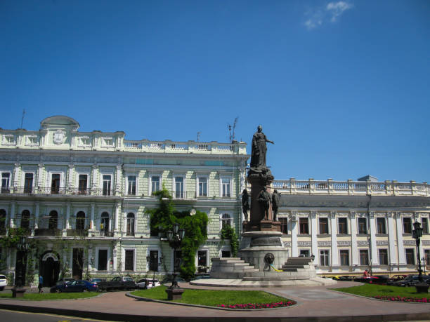 istock square and monument to Catherine II, Odessa 1281321861