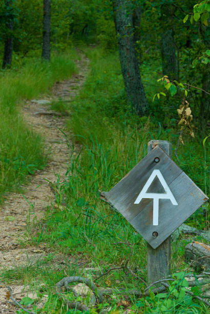 istock Appalacian Trail with Sign 1281326236