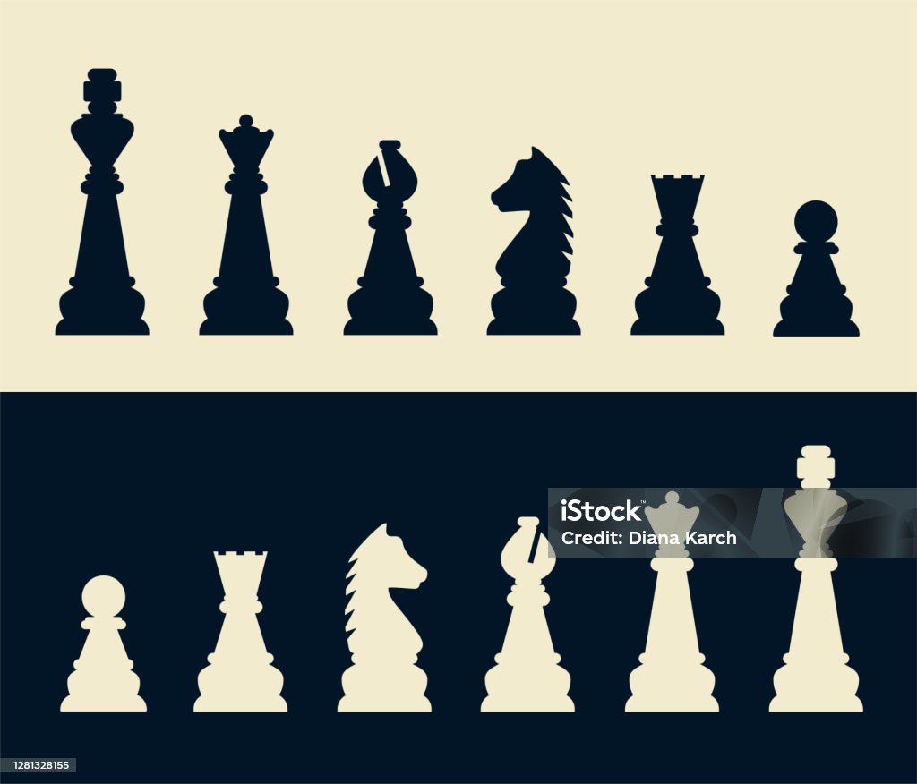 como desenhar uma peça de xadrez 