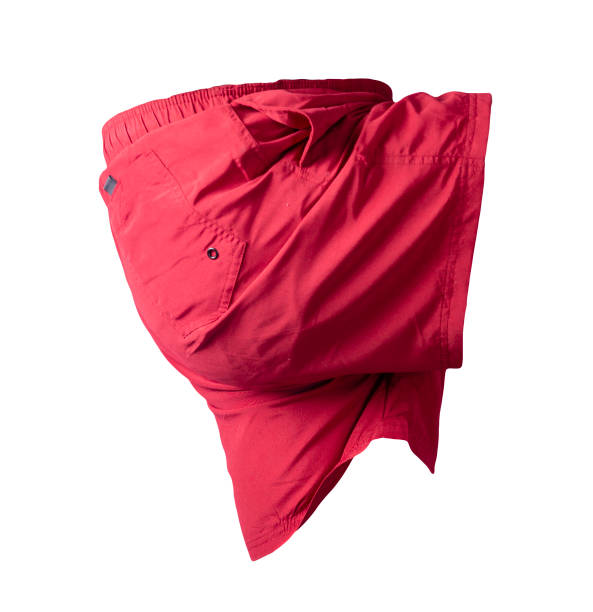 istock shorts isolated on white background .sport pants 1281328519