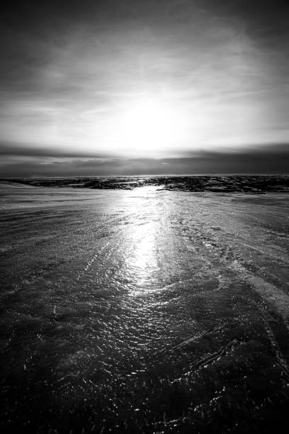 istock Frozen lake next to the ice cave 1281334525