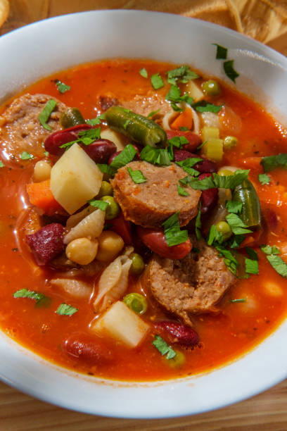 istock Italian Sausage Minestrone Soup 1281338640