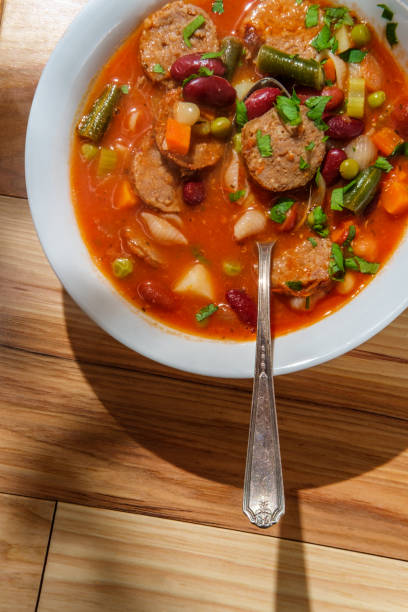 istock Italian Sausage Minestrone Soup 1281338642