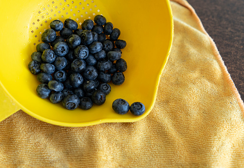 background, berry, bilberry, blue, blueberries, blueberry, bucket, close up, closeup, colander, color, delicious, dessert, diet, eating, eating healthy, food, fresh, freshness, fruit, group, health, healthy, juicy, natural, nature, nutrition, organic, organic food, plant, raw, summer, summertime, sweet, top view, vitamin, white, yellow