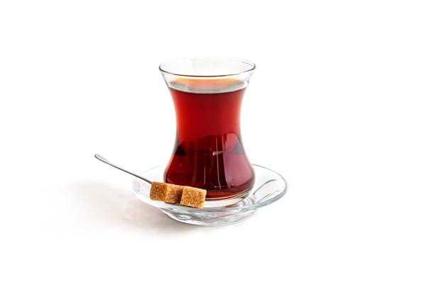 Turkish tea, tea cup, Turkish tea glass, drink, fresh, warm