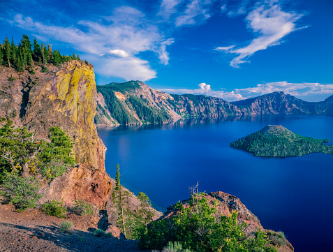 CRATER LAKE AND WIZARD ISLAND