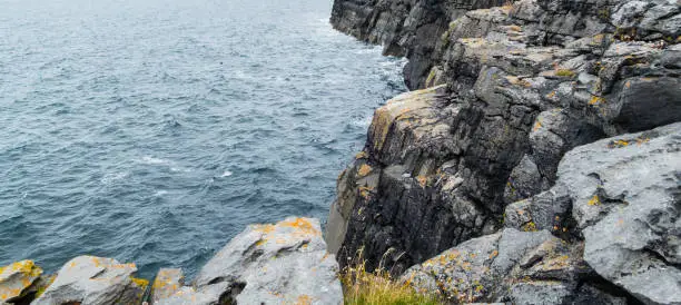 Photo of Cliff in the Atlantic Burren Ireland