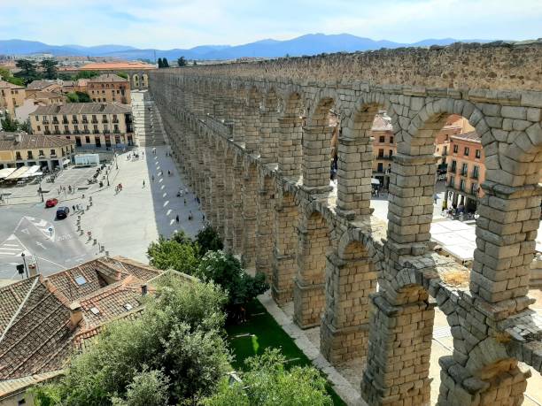 istock Roman aqueduct in Segovia 1281348062