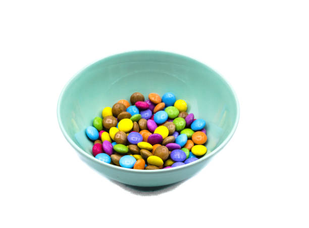 istock Colorful Chocolate Beans in a Bowl 1281348107