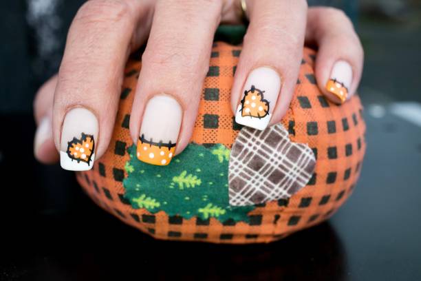 istock Halloween Inspired Nail Art Design 1281351953