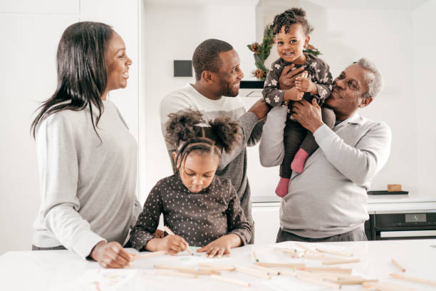 istock Winter holidays with granddad 1281355455