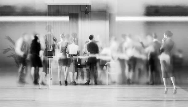 istock Abstract business meeting in the office 1281359473