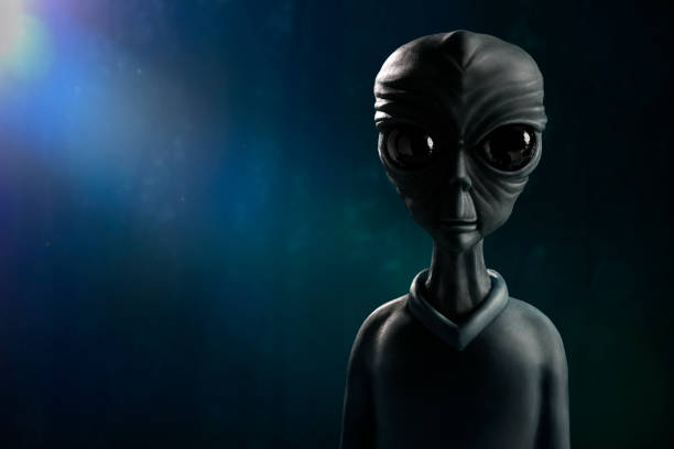 istock Alien at Night Stock Photo 1281362564