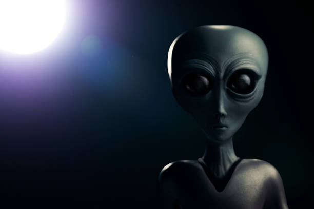 istock Alien at Night Stock Photo 1281366043