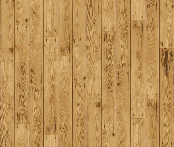 Vector illustration of Wooden boards background