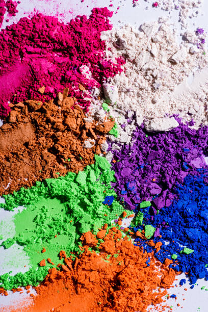 istock close up view of multicolored eyeshadow powder 1281368104