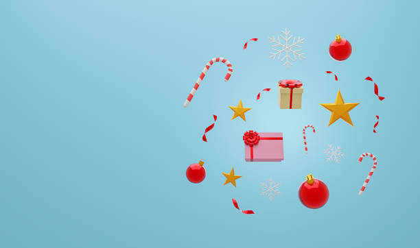 istock Merry christmas holiday decorate 1281372020