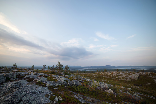 View over särkitunturi in Finnish lapland